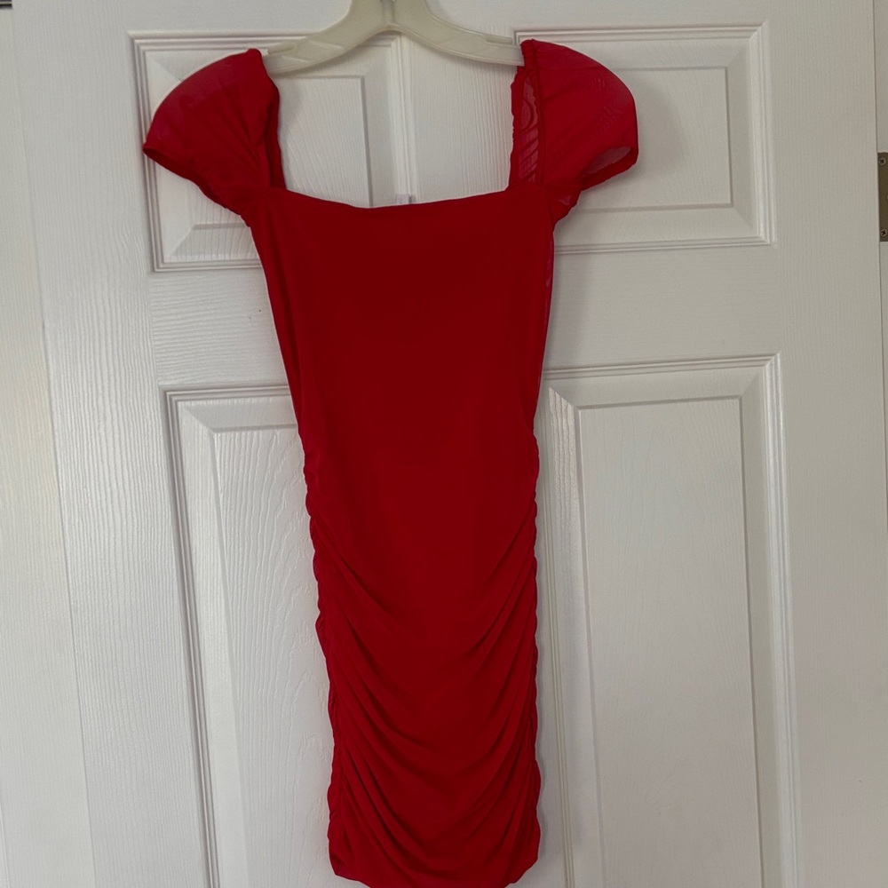 Lucy in the Sky Scarlet Mini Dress